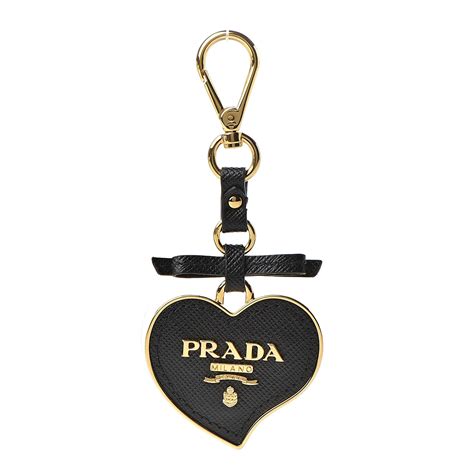 prada purse charm|Prada saffiano keychain.